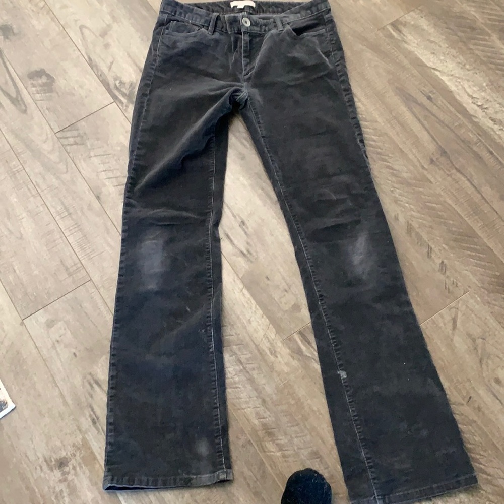 Banana Republic dark gray corduroy pants, size 27